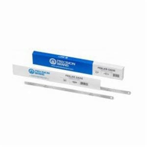 Precision Brand® 19K16 Feeler Gage, 12 Blades, 12 in L x 1/2 in W x 0.016 in Thick, C1095 Spring Steel