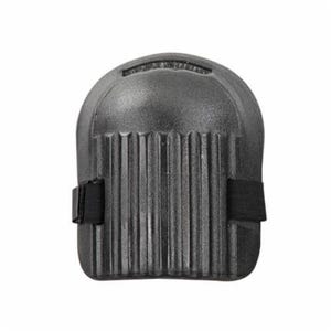 Ergodyne® ProFlex® 18200 Light Duty Short Knee Pads, Co-Polymer Foam Pad, Hook and Loop Closure, Copolymer Strap, 1 Straps, Black