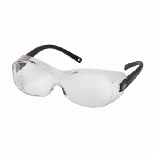 Pyramex® OTS® S3510SJ Lightweight Safety Eyewear, Anti-Scratch, Clear Lens, Black