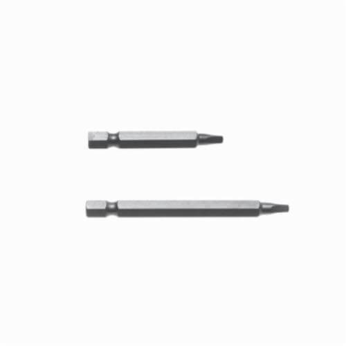 Qualtool 80-2R Ball Groove Screwdriver Bit, #2 Square Recessed Point, 1-15/16 in OAL