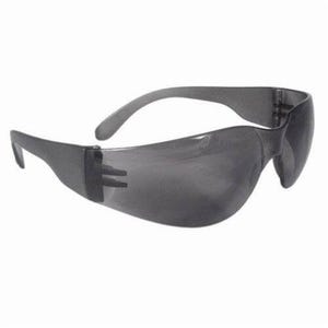 Radians® MR0120ID Mirage™ Lightweight Safety Eyewear, Hard Coat/Impact-Resistant, Smoke Lens, Frameless/Wrap Around Frame, Smoke