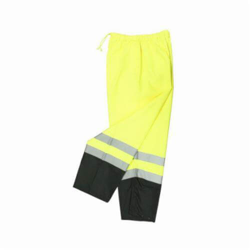 Radians® SP41-EPGS-XL2X Waterproof Pant, Hi-Viz Green, Polyester