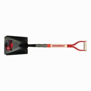 Razor-Back® 42116 Square Point Shovel with Tab Socket, Steel Blade, 30 in Handle Length, Hardwood Handle