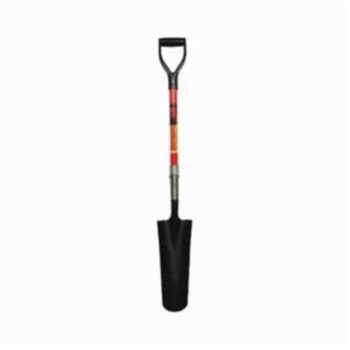 Razor-Back® 47604 Drain Spade Shovel, 30 in L Handle, 16 in L x 4-3/4 in W Blade, Steel Blade/ABS Handle