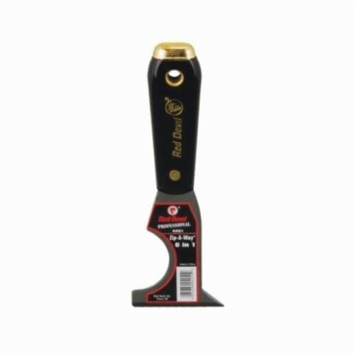 Red Devil® 4251 4200 Professional Zip-A-Way® Multi-Purpose Painter's Multi-Tool, High Carbon Steel 6-in-1 Blade, 3 in W Blade