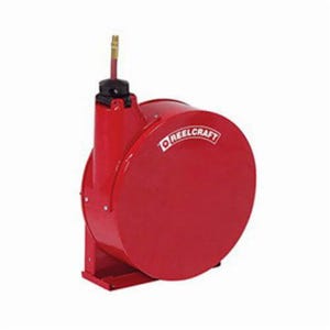 Reelcraft® 5650 OLP 5005 Low Pressure Premium Duty Hose Reel with Hose, 3/8 in ID x 3/5 in OD x 50 ft L Hose, 300 psi Pressure