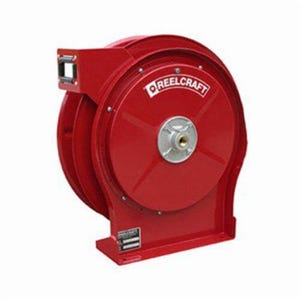 Reelcraft® 5605 OLP 5005 Low Pressure Premium Duty Hose Reel, 3/8 in ID x 3/5 in OD x 50 ft L Hose, 300 psi Pressure