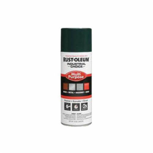 Rust-Oleum® 1638830 1600 System Multi-Purpose Enamel Spray Paint, 12 oz Container, Liquid Form, Hunter Green, 12 to 15 sq-ft/can Coverage