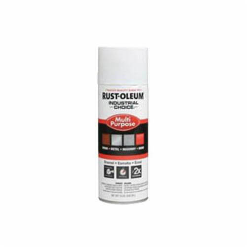 Rust-Oleum® 1690830 1600 System Multi-Purpose Enamel Spray Paint, 12 oz Container, Liquid Form, White, 12 to 15 sq-ft/can Coverage