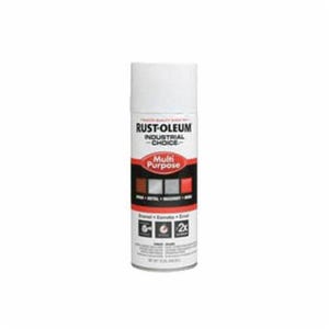 Rust-Oleum® 1692830 1600 System Multi-Purpose Enamel Spray Paint, 12 oz Container, Liquid Form, White, 12 to 15 sq-ft/can Coverage