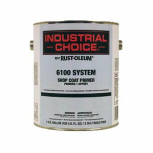 Rust-Oleum® 206331 6100 System 1-Component Fast Dry Shop Coat Primer, 1 gal Container, Liquid Form, Gray, 315 to 525 sq-ft/gal Coverage