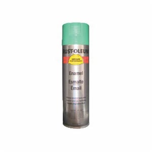 Rust-Oleum® V2133838 V2100 System Enamel Spray Paint, 15 oz Container, Liquid Form, Safety Green, 12 to 20 sq-ft/can Coverage