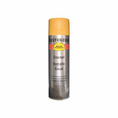 Rust-Oleum® V2147838 V2100 System Enamel Spray Paint, 15 oz Container, Liquid Form, Industrial Yellow, 12 to 20 sq-ft/can Coverage