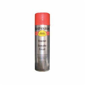 Rust-Oleum® V2163838 V2100 System Enamel Spray Paint, 15 oz Container, Liquid Form, Safety Red, 12 to 20 sq-ft/can Coverage