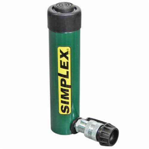Simplex® R106 R Series Multi Purpose Single Acting Spring Return Hydraulic Cylinder, 10 ton Capacity, 1.69 in dia Bore