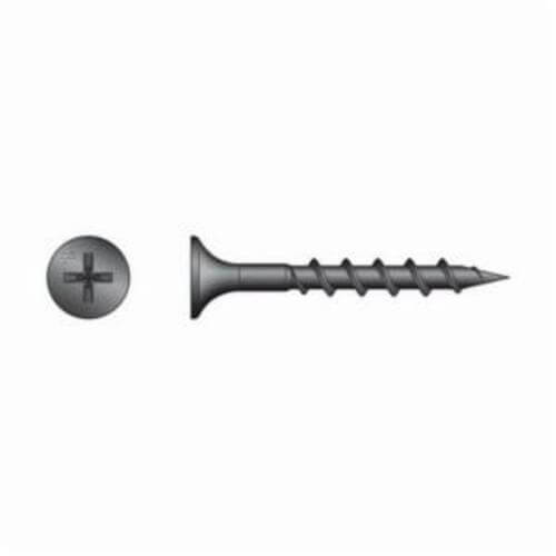 Simpson Strong-Tie® DWC114PS Collated Drywall Screw, #6, 1-1/4 in OAL, Bugle Head, Phosphate Coated, Sharp Point, Phillips® Drive