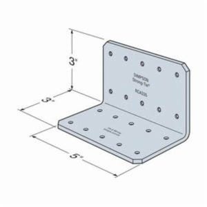 Simpson Strong-Tie® RCA335/97-R35 RCA® Rigid Connector, 12 ga, 5 in L x 3 in W, Steel