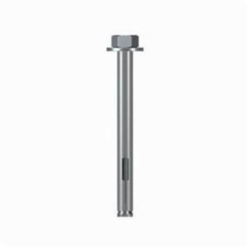 Simpson Strong-Tie® SL37400H Sleeve-All® Pre-Assembled Expanding Sleeve Anchor, 3/8 in dia, 5/16-18 Thread, Carbon Steel, Hex Head and Drive