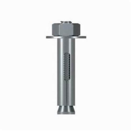 Simpson Strong-Tie® SL50214H Sleeve-All® Pre-Assembled Expanding Sleeve Anchor, 1/2 in dia, 3/8-16 Thread, Carbon Steel, Hex Head and Drive