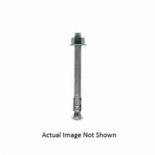 Simpson Strong-Tie® STB2-25134 Strong-Bolt® 2 Wedge Anchor, 1/4 in dia, 1-3/4 in OAL, 15/16 in L Thread, Carbon Steel, Zinc Plated