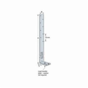 Simpson Strong-Tie® S/LTT20 Tension Tie, 2 in W, Steel, Galvanized