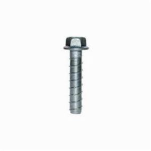 Simpson Strong-Tie® THD75400H Heavy Duty Screw Anchor, 3/4 in dia, 4 in OAL, Hex Washer Head Drive, Carbon Steel, 5-1/2 in D Min Embedment