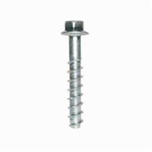 Simpson Strong-Tie® THDB25178H Heavy Duty Screw Anchor, 1/4 in dia, 1-7/8 in OAL, Hex Washer Head Drive, Carbon Steel