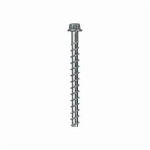 Simpson Strong-Tie® THDB25312H Heavy Duty Screw Anchor, 1/4 in dia, 3-1/2 in OAL, Hex Washer Head Drive, Carbon Steel