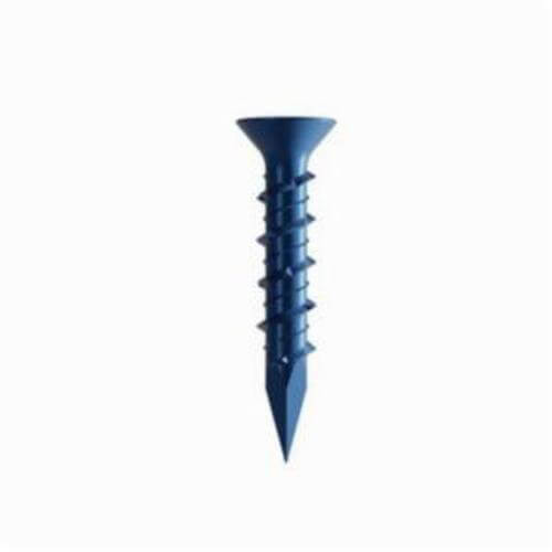 Simpson Strong-Tie® TTN18114PF Screw Anchor, 3/16 in dia, 1-1/4 in OAL, Flat/Phillips® Head Drive, Carbon Steel, 1 in D Min Embedment