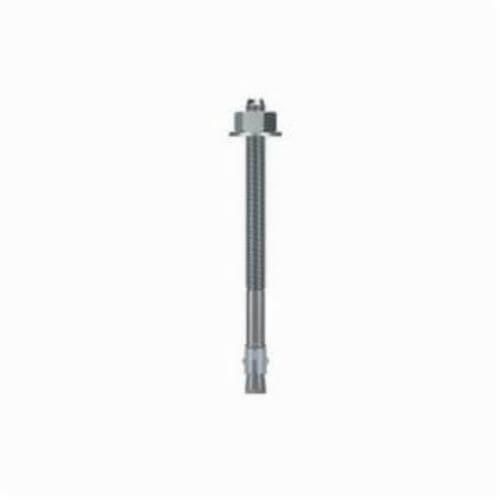 Simpson Strong-Tie® WA50700 Wedge-All® Wedge Anchor, 1/2 in dia, 7 in OAL, 4-9/16 in L Thread, Carbon Steel, Zinc Plated