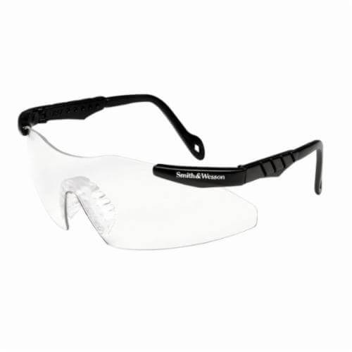 Smith & Wesson® 19822 Magnum® 3G Mini Safety Glasses, Anti-Scratch, Clear Lens, Frameless, Black, ANSI Z87.1+2010