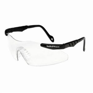 Smith & Wesson® 19822 Magnum® 3G Mini Safety Glasses, Anti-Scratch, Clear Lens, Frameless, Black, ANSI Z87.1+2010