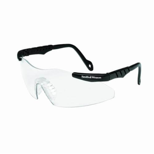 Smith & Wesson® 19799 Magnum® 3G Safety Glasses, Anti-Scratch, Clear Lens, Frameless, Black