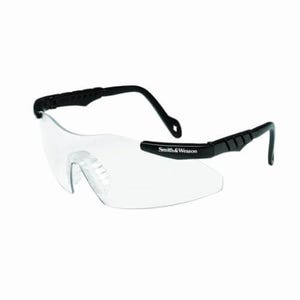 Smith & Wesson® 19799 Magnum® 3G Safety Glasses, Anti-Scratch, Clear Lens, Frameless, Black