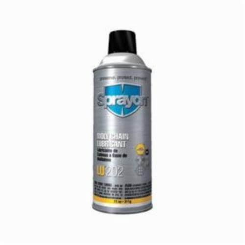 Sprayon® S00202000 LU™202 Extreme Pressure Moly Chain Lubricant, 16 oz Aerosol Can, Liquid, Amber, 0.76