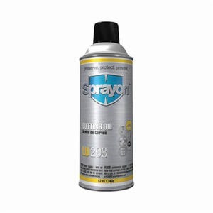 Sprayon® S00208000 LU™208 Light Pressure Cutting Oil, 16 oz Aerosol Can, Petroleum, Liquid, Amber
