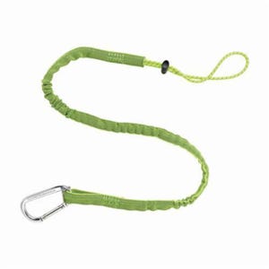 Ergodyne® 19013 Squids® 3100 Extended Tool Lanyard with Single Action Aluminum Carabiner, 42 to 54 in L Extended, 10 lb Working