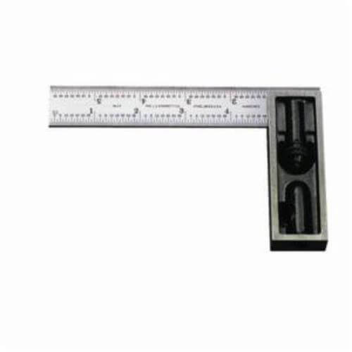 Starrett® 13C Double Square with Hardened Graduated Blade, 6 in L, 1 in W, 4R - Quick-Reading 8ths, 16ths, 32nds, 64ths Graduation