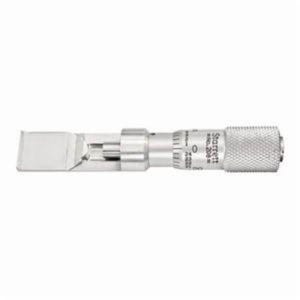Starrett® 208Z Mechanical Can Seam Micrometer, 0 to 3/8 in Measuring, Graduations 0.001 in, Stainless Steel, Satin Chrome