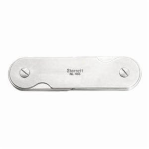 Starrett® 466 Angle Gage, Graduations: 1°, 2°, 3°, 4°, 5°, 7°, 8°, 9°, 10°, 12°, 14°, 14-1/2°, 15°, 20°, 25°