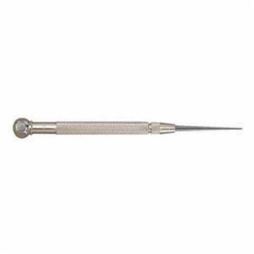 Starrett® 70AX Pocket Scriber with 2-3/8 in Tungsten Carbide Point, Tungsten Carbide Taper Tip, Knurled Grip Handle, 5-1/8 in L