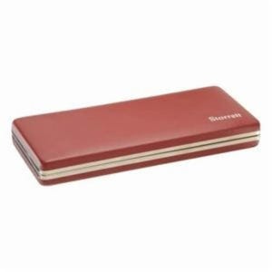 Starrett® 943 Deluxe Padded Fitted Protective Case, Steel/Vinyl, Red