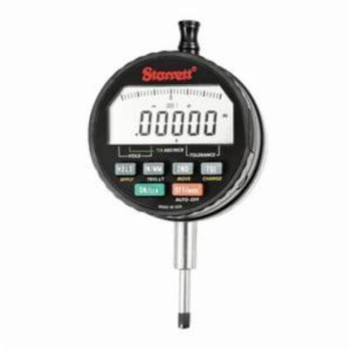 Starrett® F2720AD 2700 Wisdom® Electronic Indicator, 0.6 in, +/-0.0001 in, +/-0.002 mm Accuracy, 0.00005 in/0.001 mm Resolution