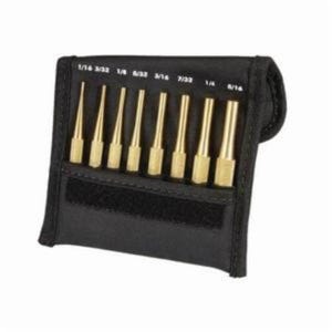 Starrett® SB565Z Drive Pin Punch Set, 1/16 to 5/16 in Punch, 8 pc