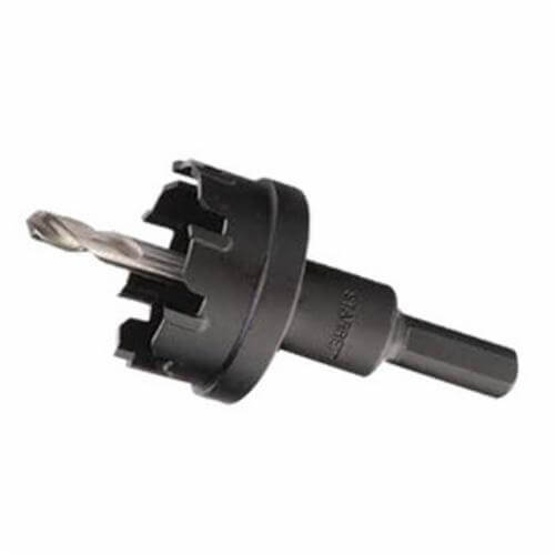 Starrett® SM28 General Purpose Hole Saw, 1-3/32 in dia, 1/4 in D Cutting, Tungsten Carbide Tipped Cutting Edge