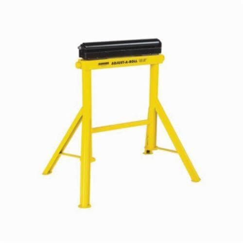 Sumner 780365 Adjust-A-Roll® Hi Pipe Stand with Steel Wheels, 1/2 to 36 in Pipe, 2000 lb Load, 23 in L Base, Roller Wheel