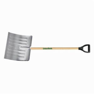 UnionTools® 1640400 Snow Shovel, 14-1/2 in H x 18 in W, Aluminum Blade