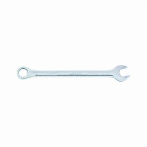 Urrea® 1228 Combination Wrench, 7/8 in, 12 Points, 15° Offset, 11-1/2 in OAL, Forged Alloy Steel, Polished Chrome/Nickel Plated