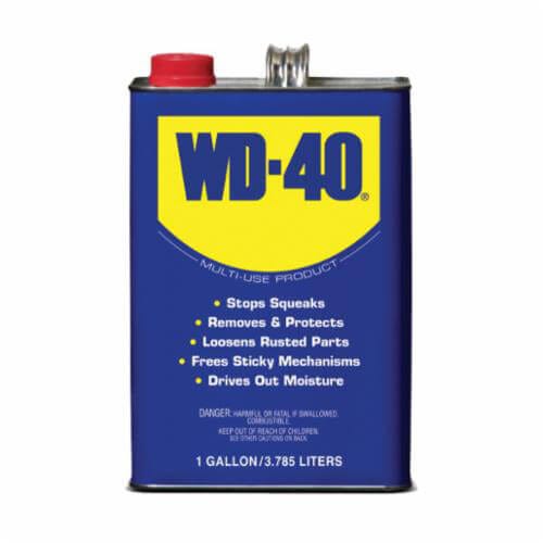 WD-40® 490118 Multi-Use Lubricant, 1 gal Can, Liquid, Light Amber, 0.8