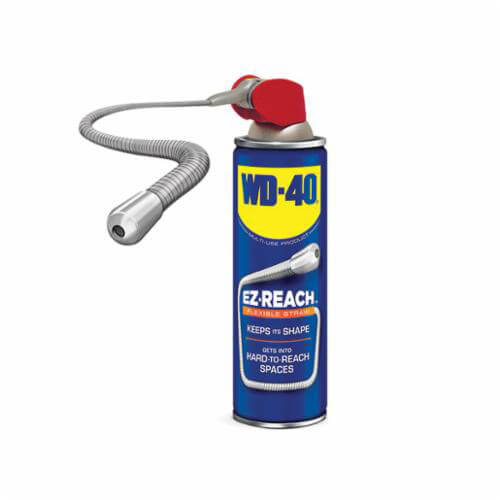 WD-40® 490194 Ez-Reach™ Multi-Purpose Lubricant, 14.4 oz Aerosol Can, Liquid, Light Amber, 0.8